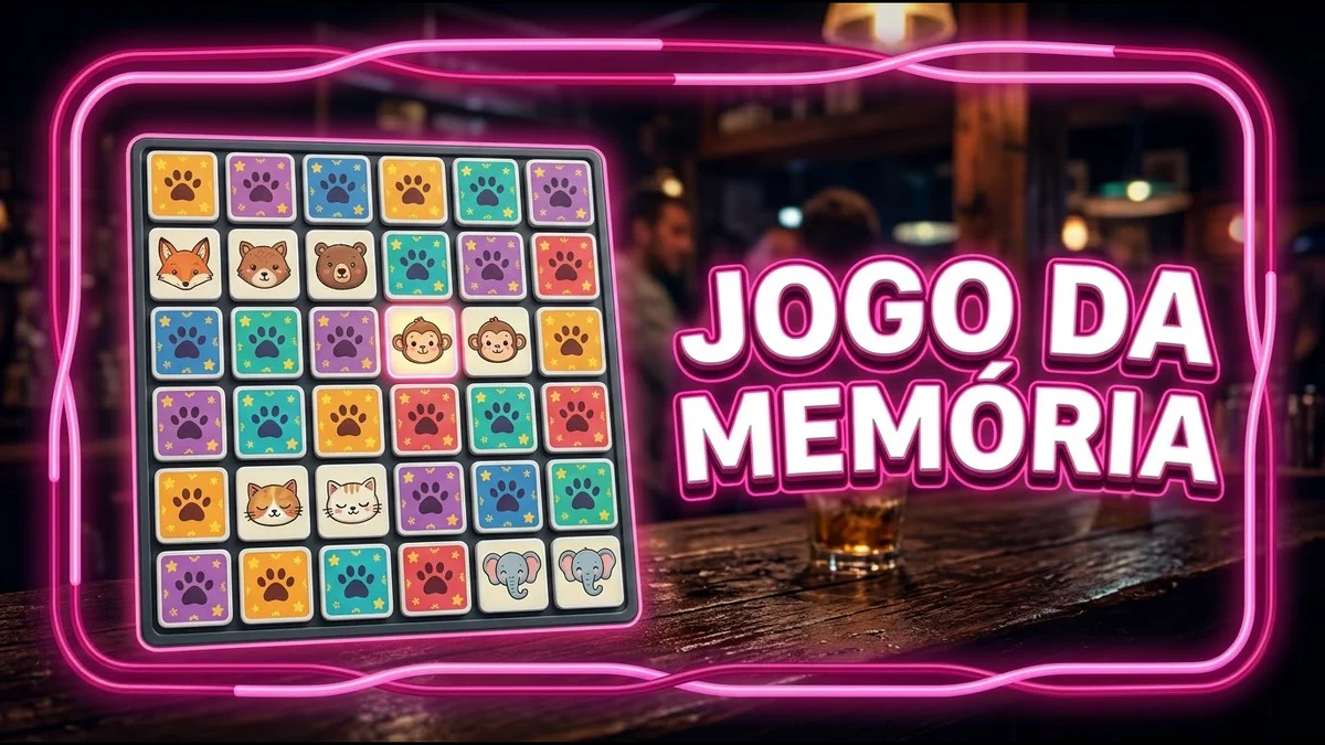 Cartas do jogo da memória