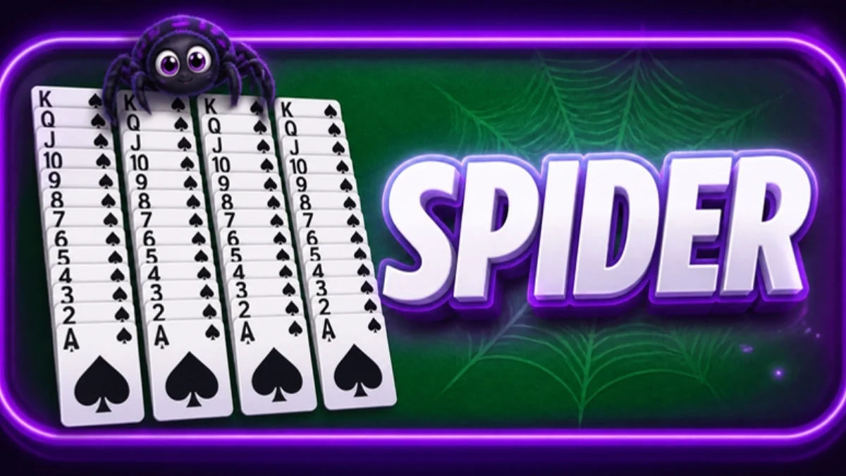 Paciência Spider com dois baralhos