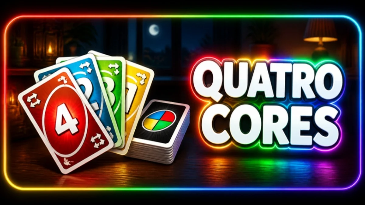 Cartas coloridas do Quatro Cores